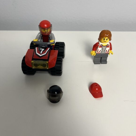 LEGO City ATV Race Team - 60148 - Complete And Fully Built - w/Minifigs & Manual - Picture 12 of 14